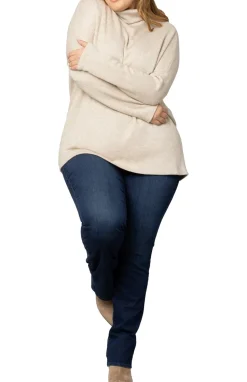 Paris Turtleneck Tunic Sweater - Plus