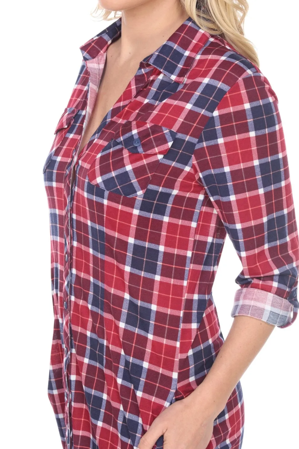 Piper Stretchy Plaid Tunic