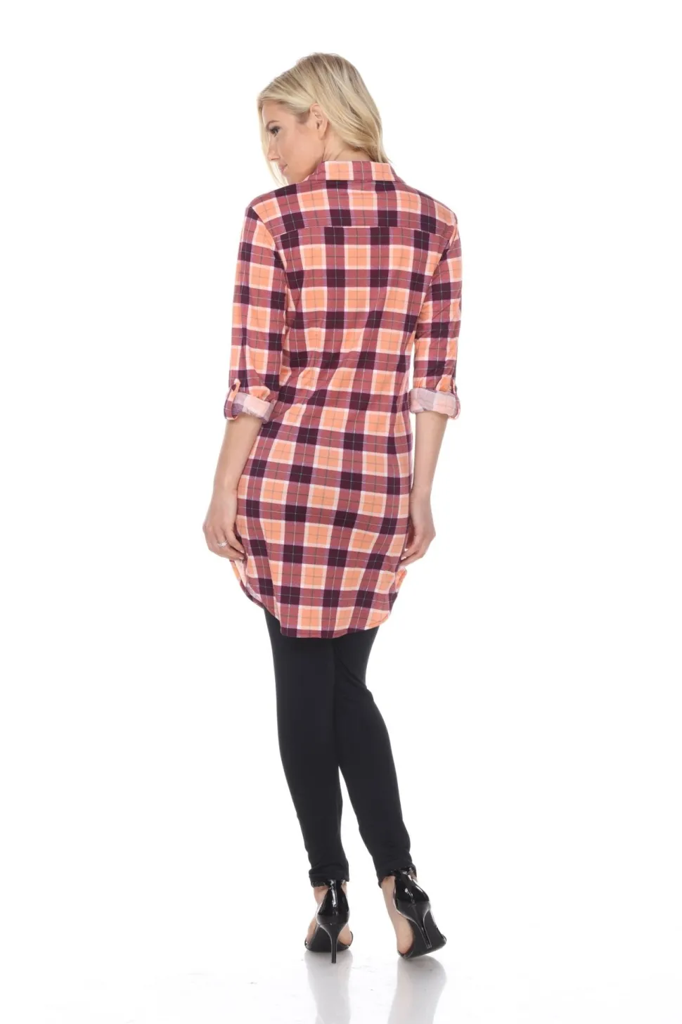 Piper Stretchy Plaid Tunic