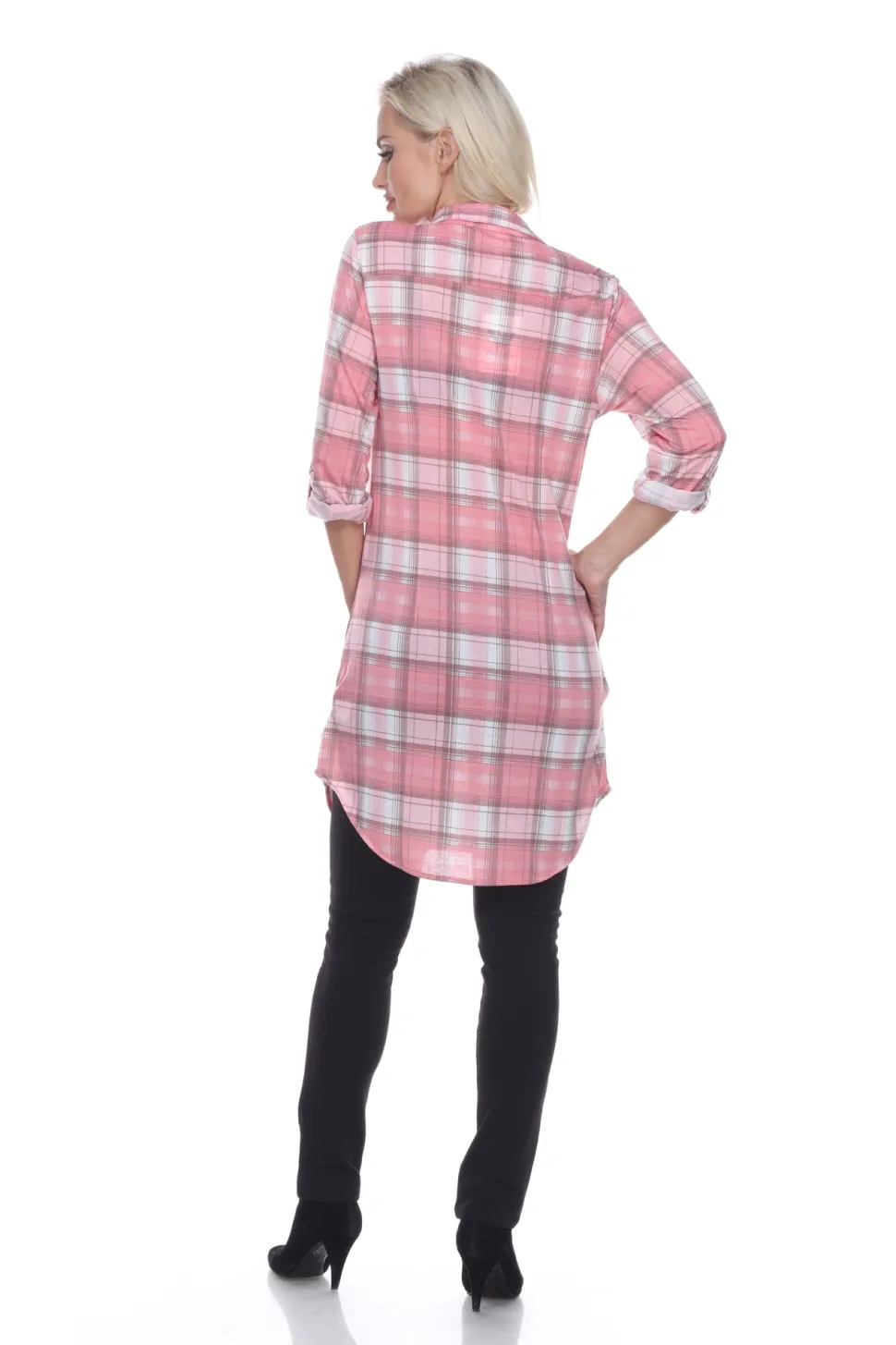 Piper Stretchy Plaid Tunic