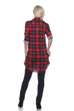 Piper Stretchy Plaid Tunic