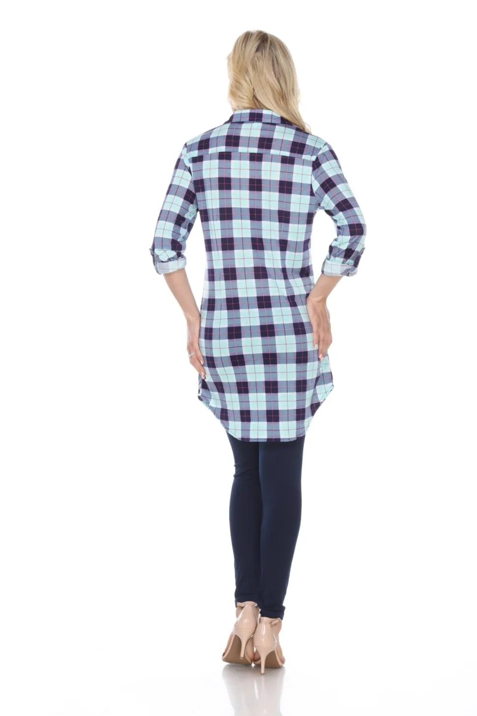 Piper Stretchy Plaid Tunic