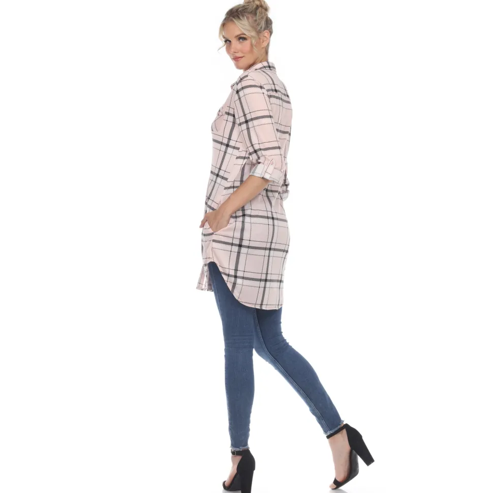 Plaid Tunic Shirt