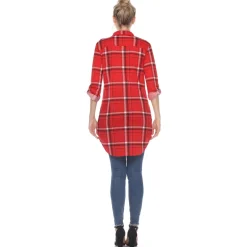 Plaid Tunic Shirt