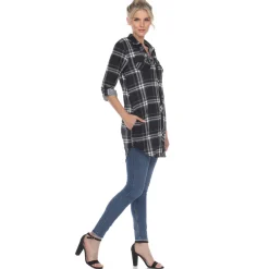 Plaid Tunic Shirt