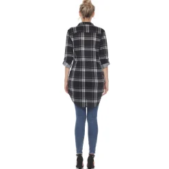 Plaid Tunic Shirt