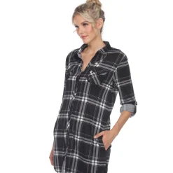 Plaid Tunic Shirt
