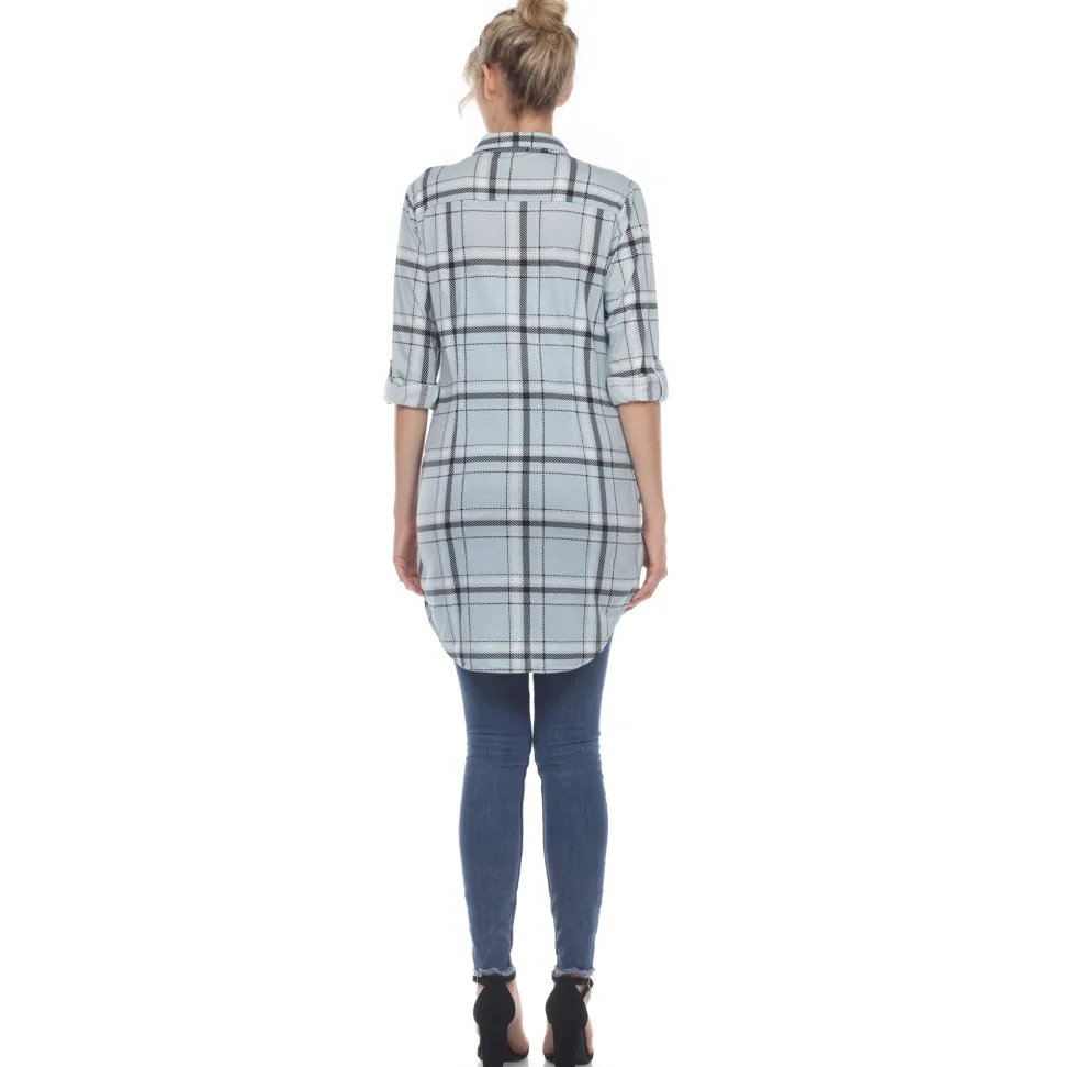 Plaid Tunic Shirt