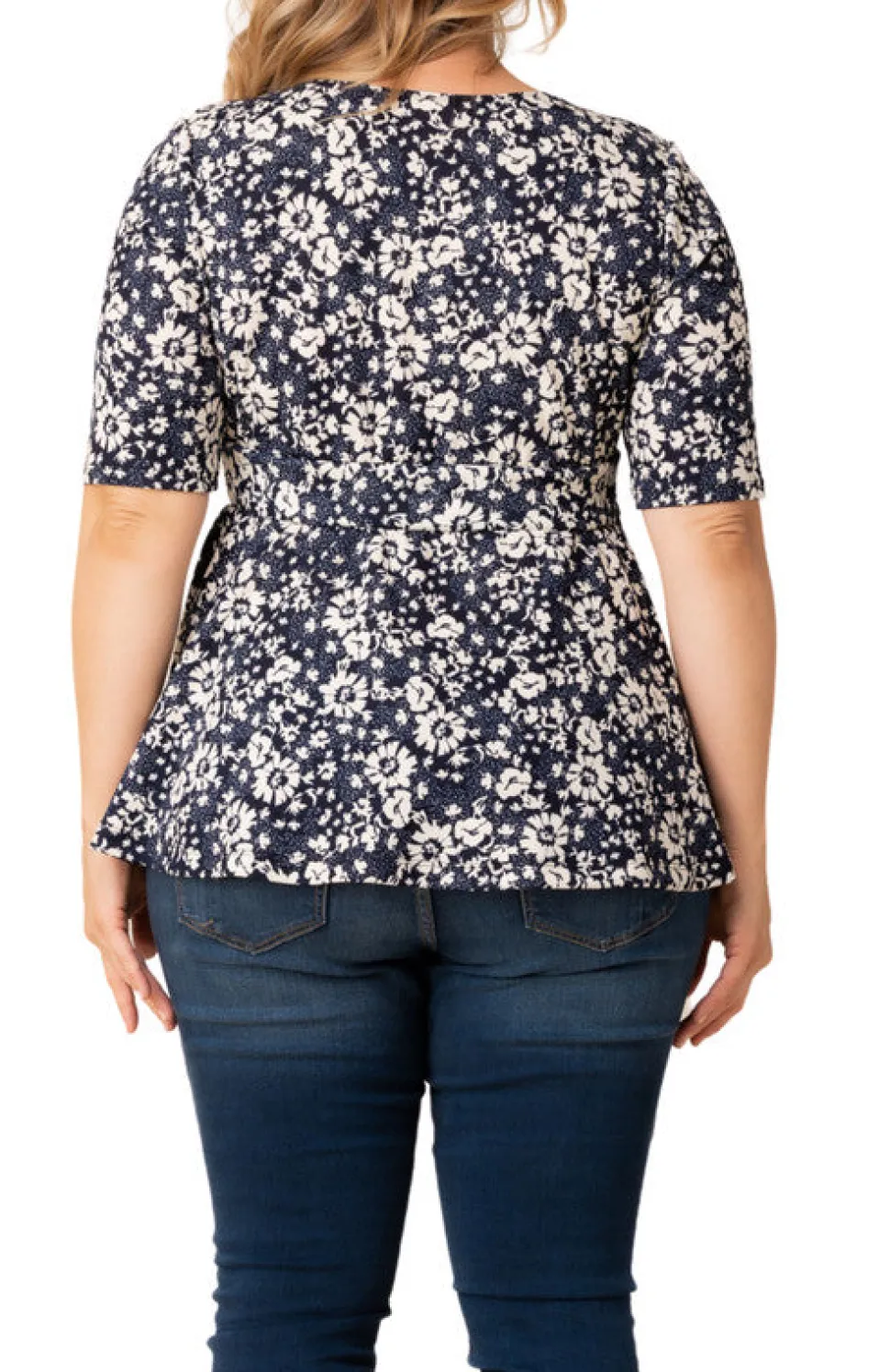 Posh Peplum Top - Plus