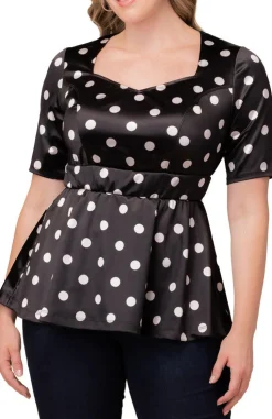 Posh Peplum Top - Plus