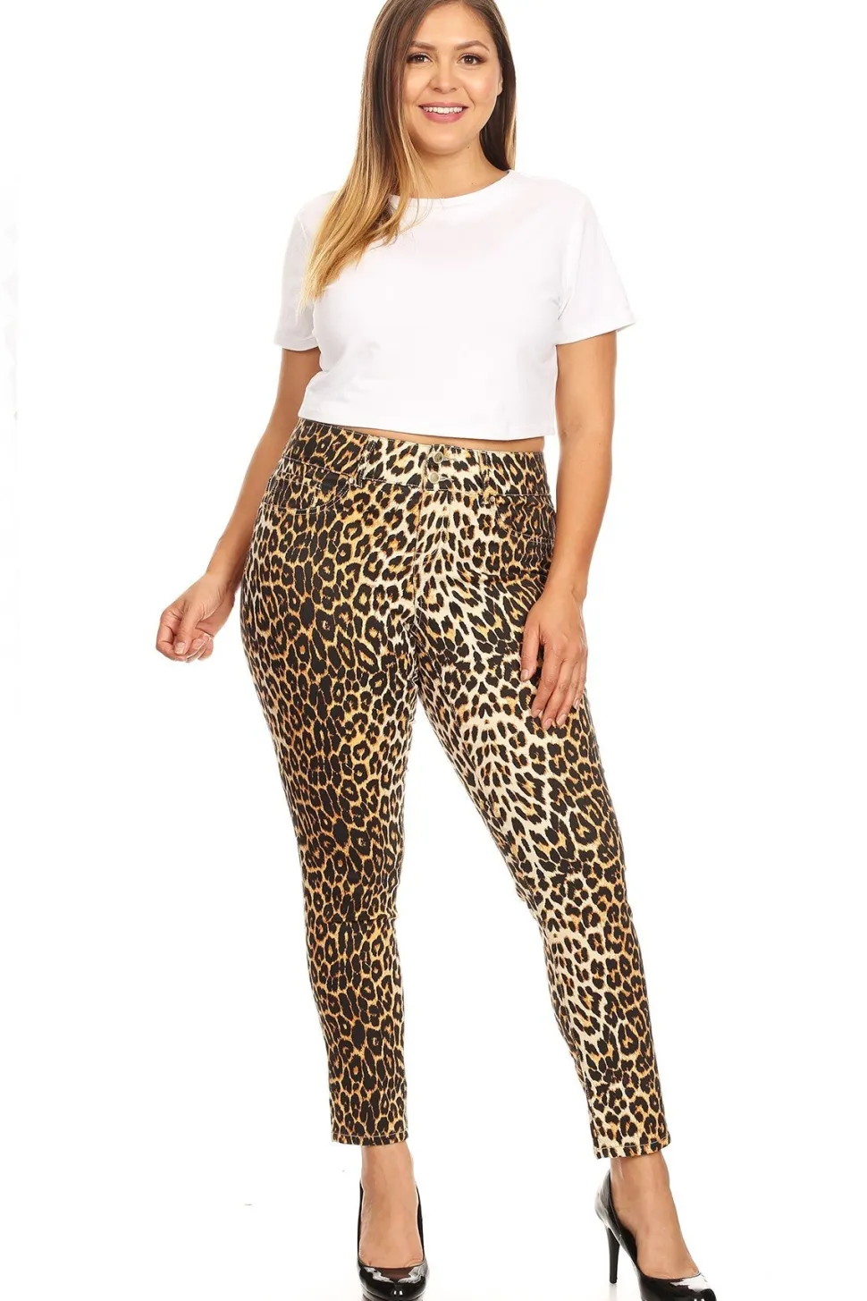 Printed Cheetah Pants