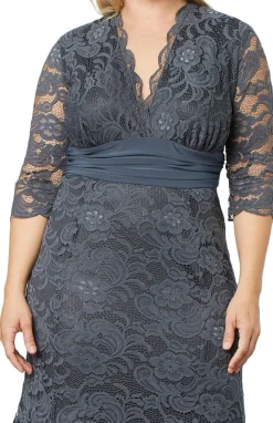 Screen Siren Lace Evening Gown - Plus