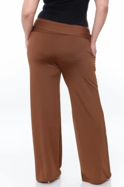 Solid Palazzo Pants - Plus