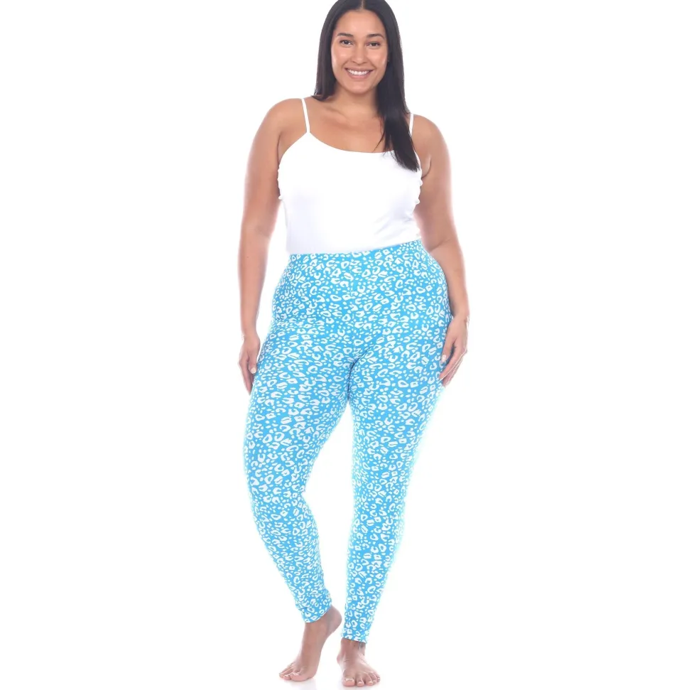 Super Soft Leopard Printed Leggings - Plus