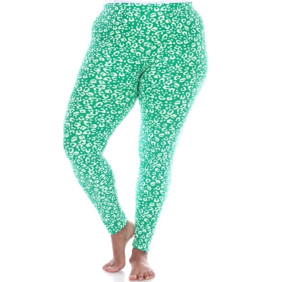 Super Soft Leopard Printed Leggings - Plus