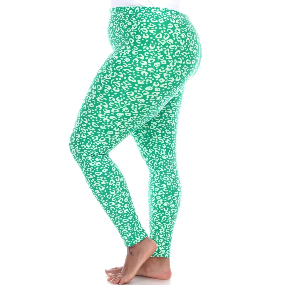 Super Soft Leopard Printed Leggings - Plus