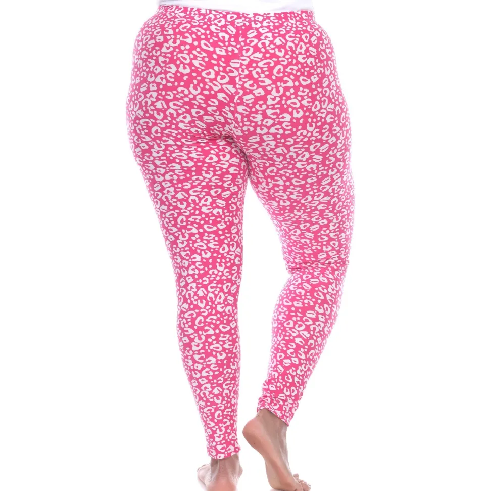 Super Soft Leopard Printed Leggings - Plus