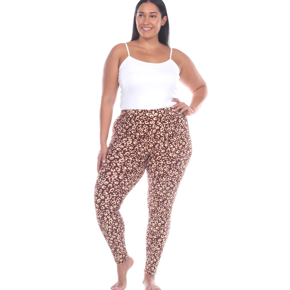 Super Soft Leopard Printed Leggings - Plus