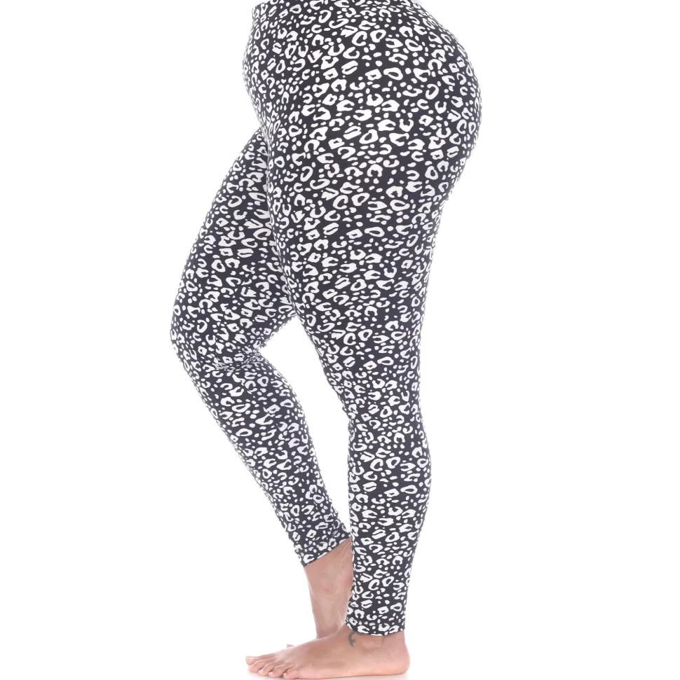 Super Soft Leopard Printed Leggings - Plus