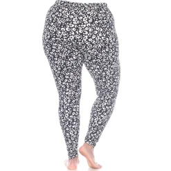 Super Soft Leopard Printed Leggings - Plus