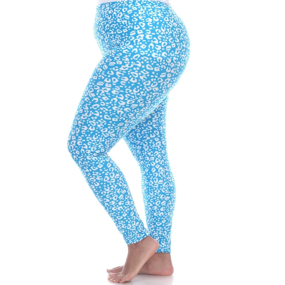 Super Soft Leopard Printed Leggings - Plus