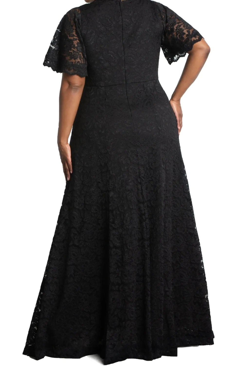 Symphony Lace Evening Gown - Plus