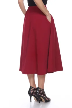 Tasmin Flare Midi Skirts