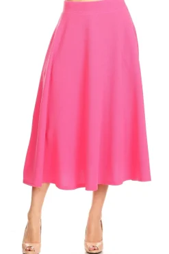Tasmin Flare Midi Skirts