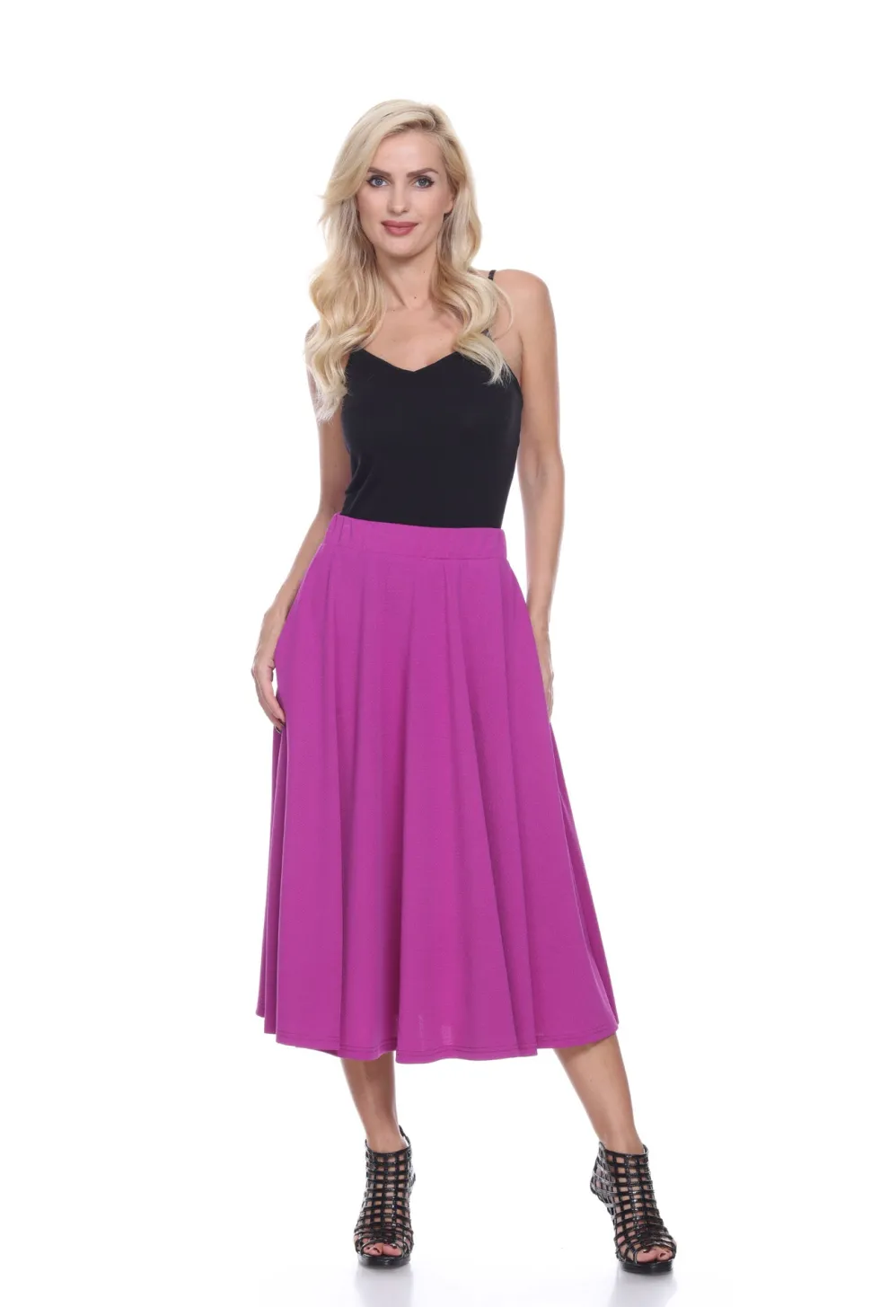 Tasmin Flare Midi Skirts
