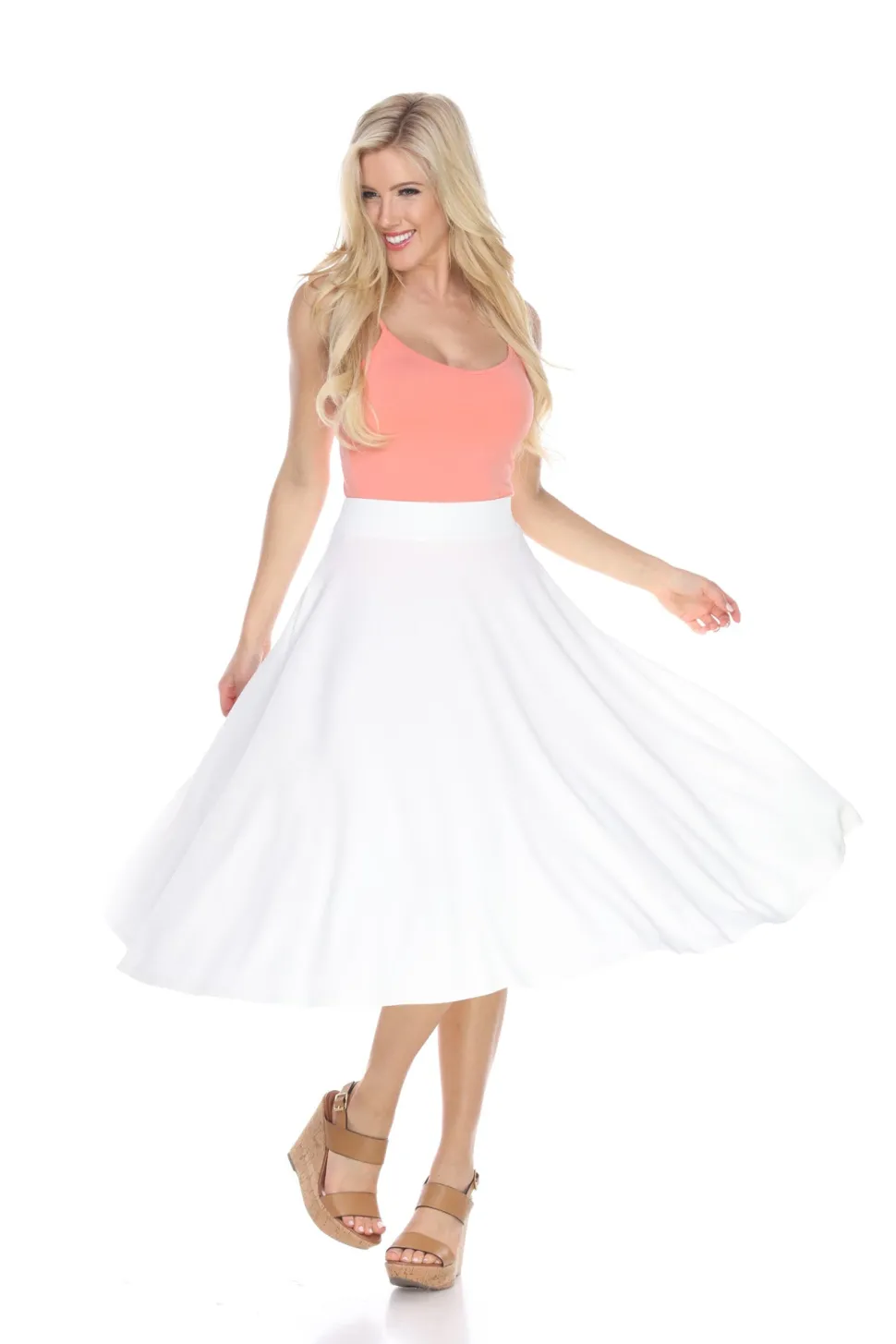 Tasmin Flare Midi Skirts