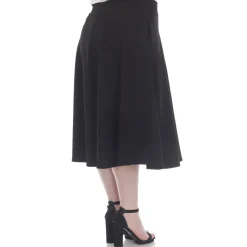 Tasmin Flare Midi Skirts - Plus