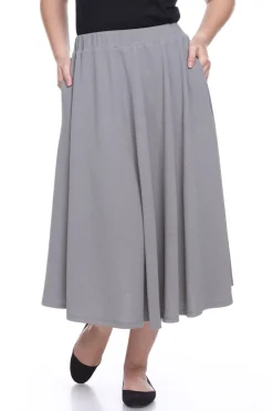 Tasmin Flare Midi Skirts - Plus