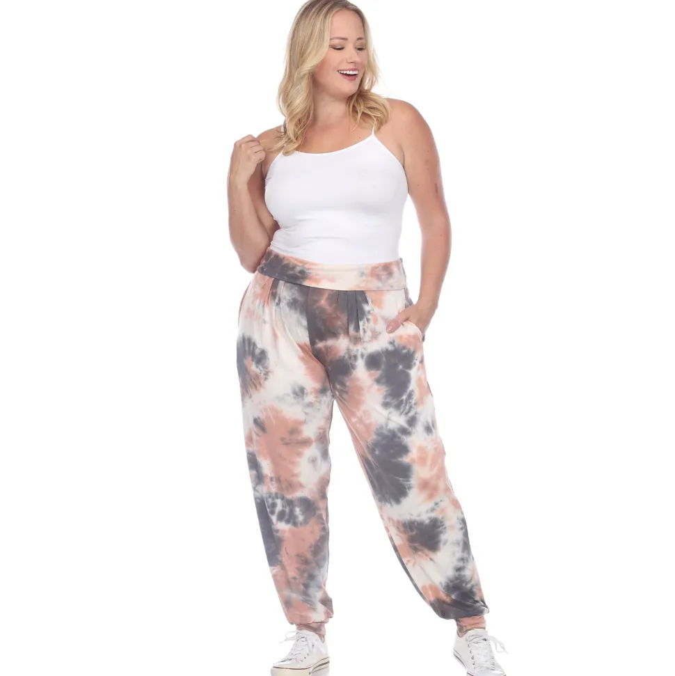 Tie Dye Harem Pants - Plus