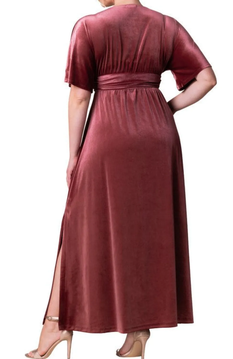 Verona Velvet Evening Gown - Plus