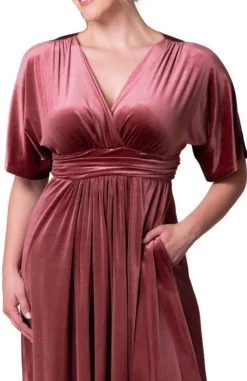 Verona Velvet Evening Gown - Plus