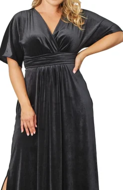 Verona Velvet Evening Gown - Plus