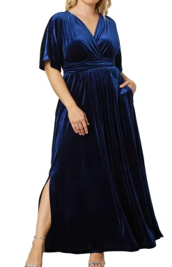 Verona Velvet Evening Gown - Plus