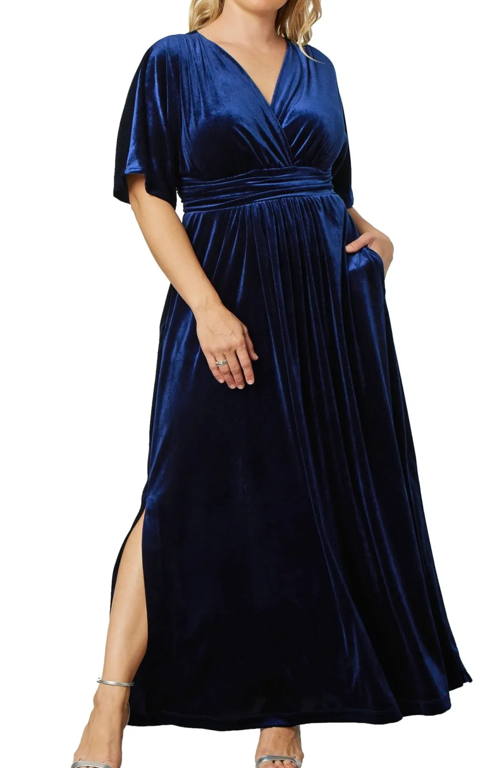 Verona Velvet Evening Gown - Plus