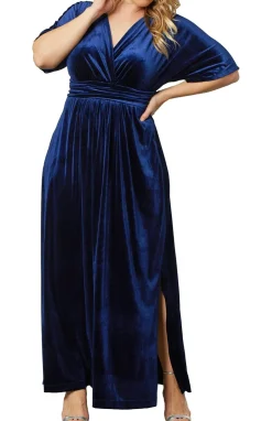 Verona Velvet Evening Gown - Plus