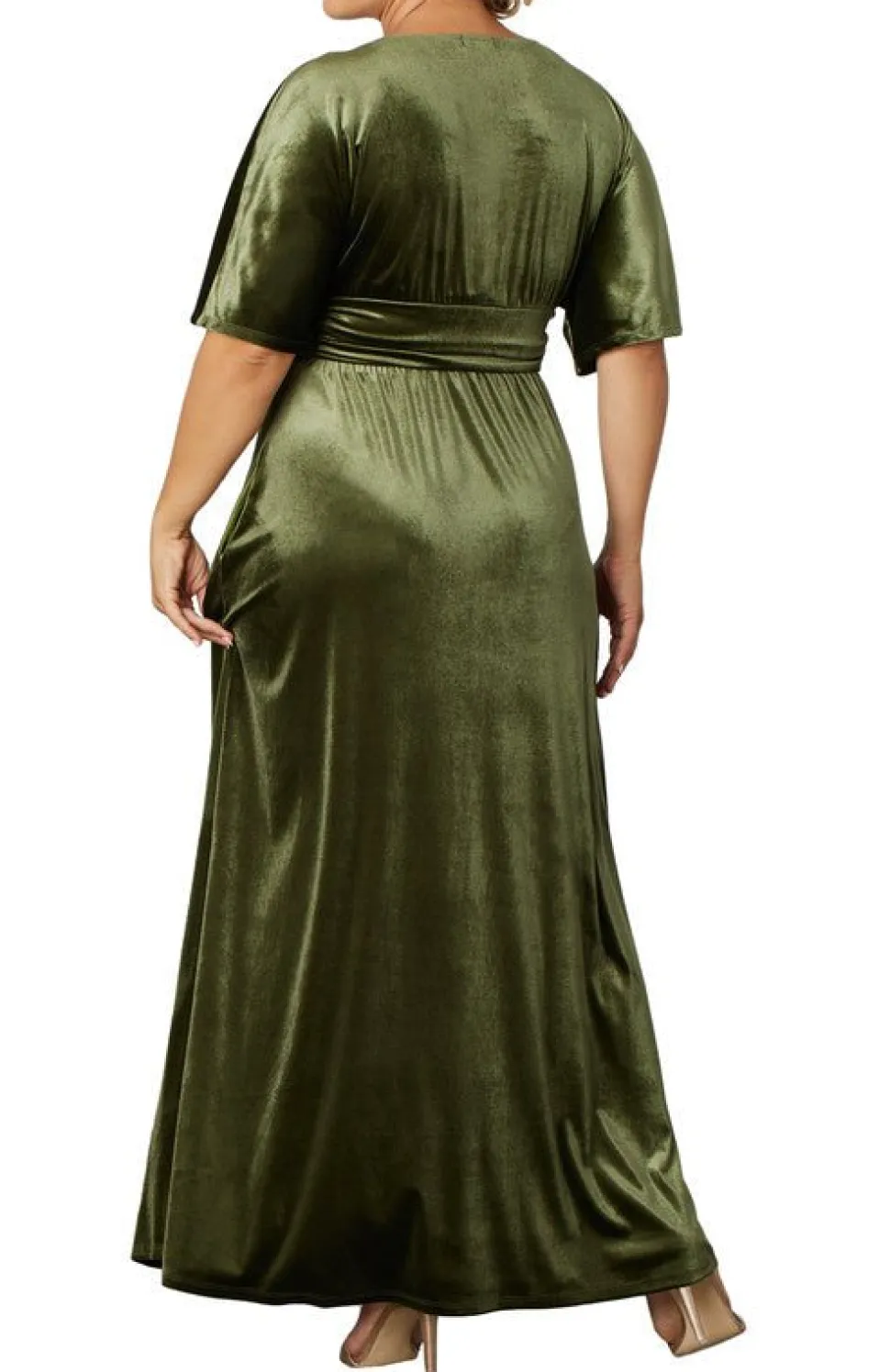 Verona Velvet Evening Gown - Plus