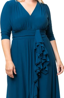 Veronica Ruffled Evening Gown - Plus