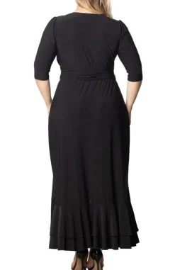 Veronica Ruffled Evening Gown - Plus