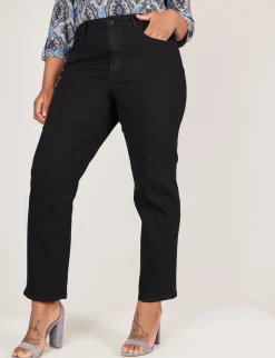 Westport Signature Black Straight Leg Jeans - Plus