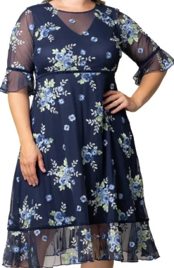 Wildflower Embroidered Dress - Plus