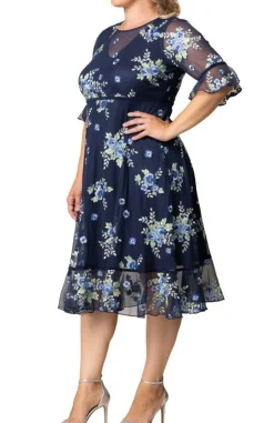 Wildflower Embroidered Dress - Plus