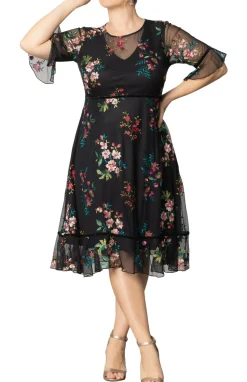 Wildflower Embroidered Dress - Plus