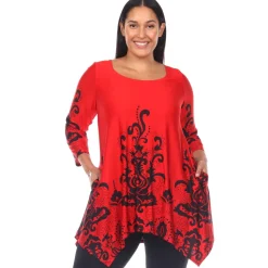 Yanette Tunic Top - Plus