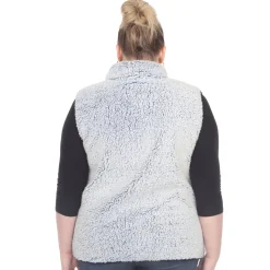 Zip up sherpa vest - Plus