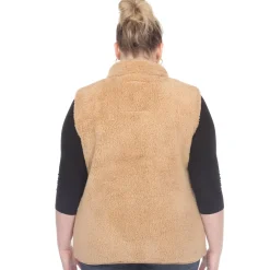 Zip up sherpa vest - Plus