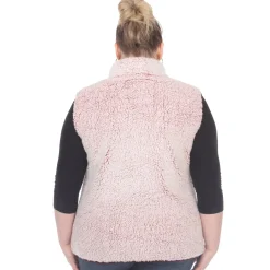 Zip up sherpa vest - Plus